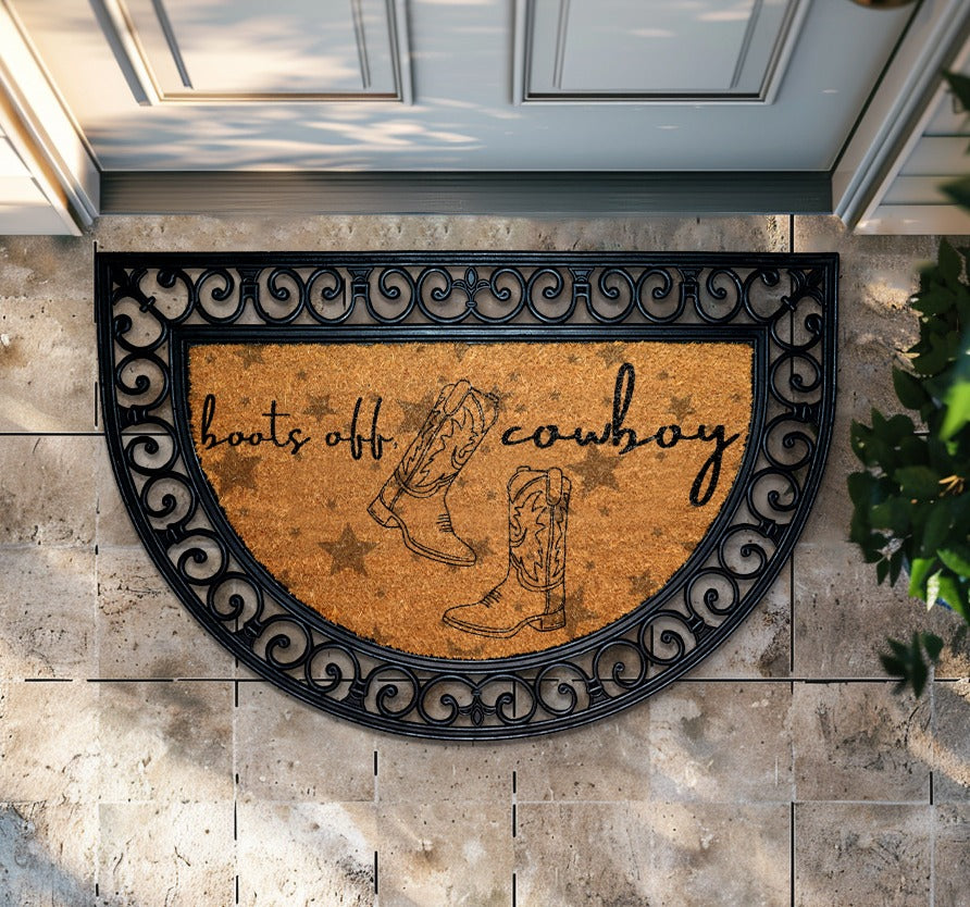 Rustic Ranch Floormat: Welcoming Texas Charm for Your Home