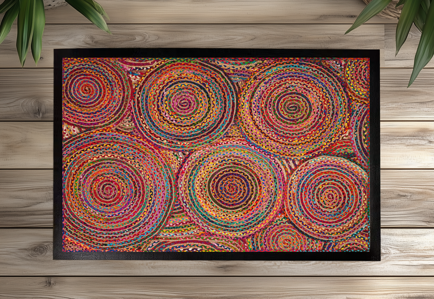 Vintage Carpet Style Doormat, Boho Decor Classic Housewarming Gift Mat