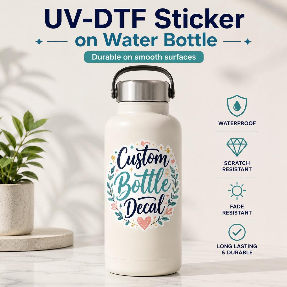 Custom UV-DTF Logo and Artwork Transfers
