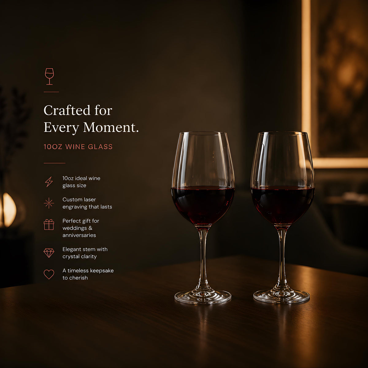 Good Friends Are Like Stars Wine Glass, Meaningful Friendship Gift for Best Friend