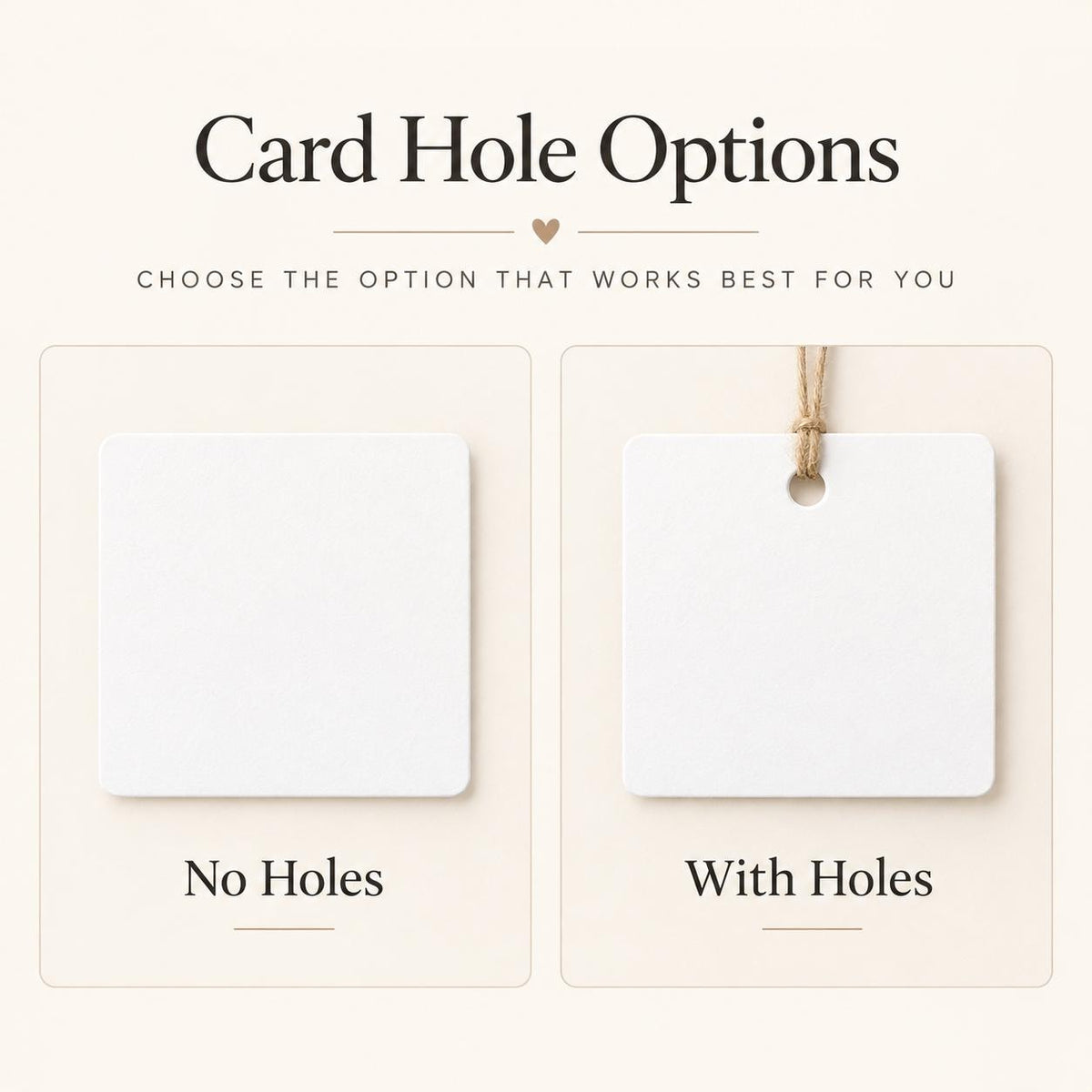 Custom Gold Foil Cards, Elegant Wedding Favors, Branding Tags (Square)