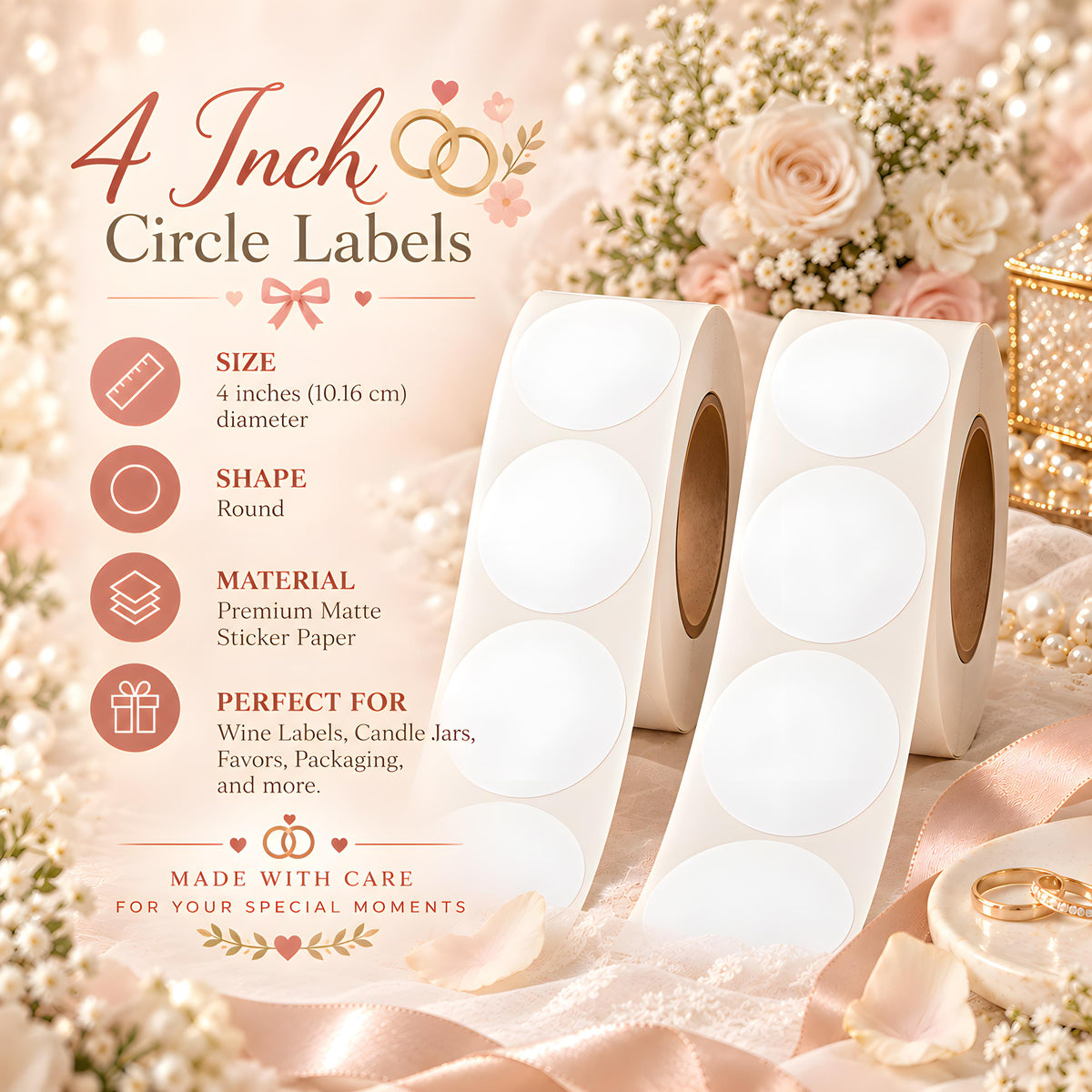 Custom Photo Wedding Sticker, Personalized Engagement Label, Floral Couple Bridal Shower Favor, Wedding Thank You Seal