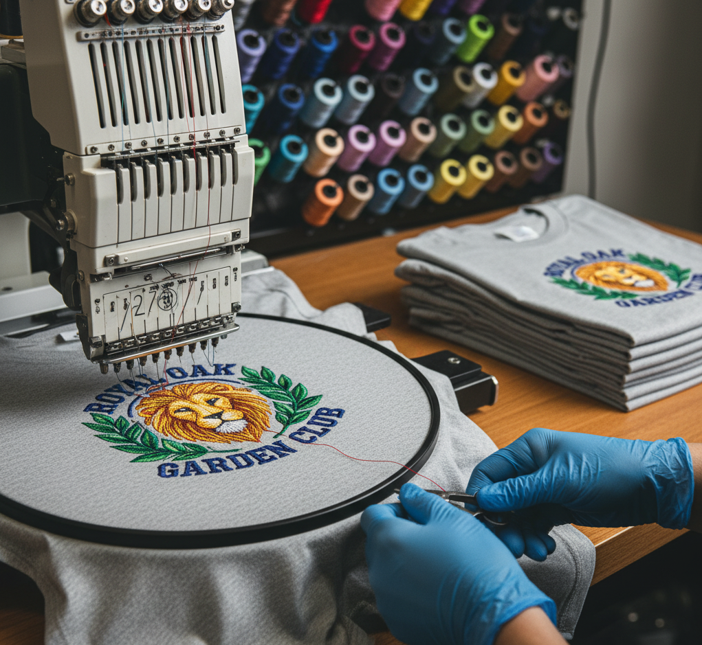 embroidery t shirts and polos online