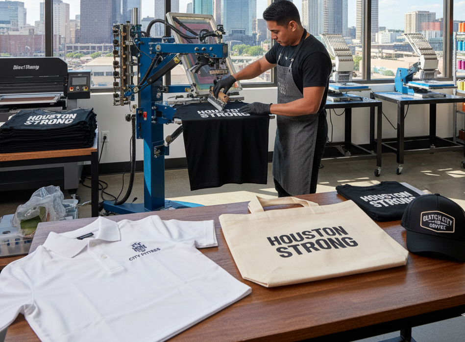 Houston custom printing shop