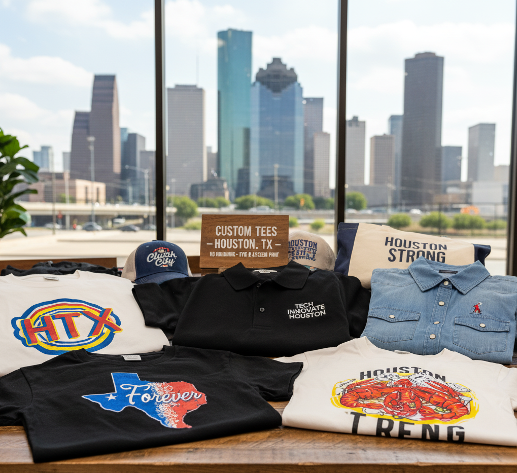 custom t shirts houston near me
