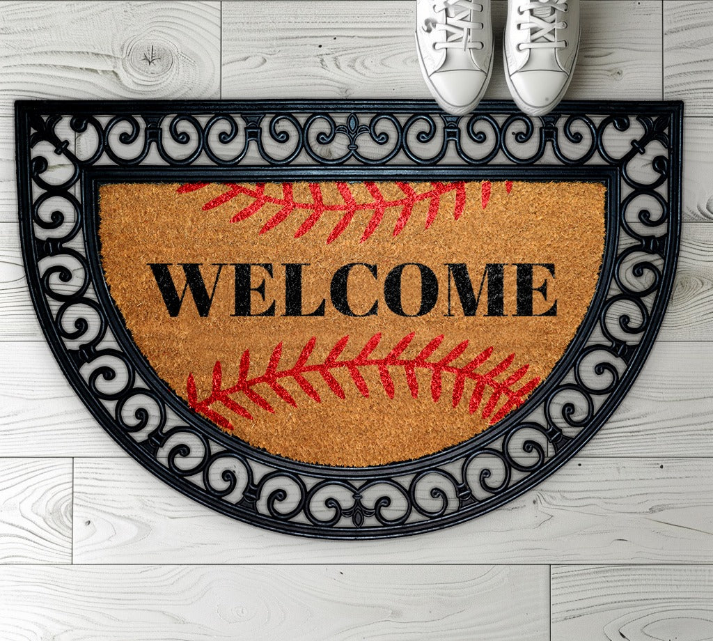 Baseball Welcome Mat: Sports Fan's Perfect Housewarming Gift Solution