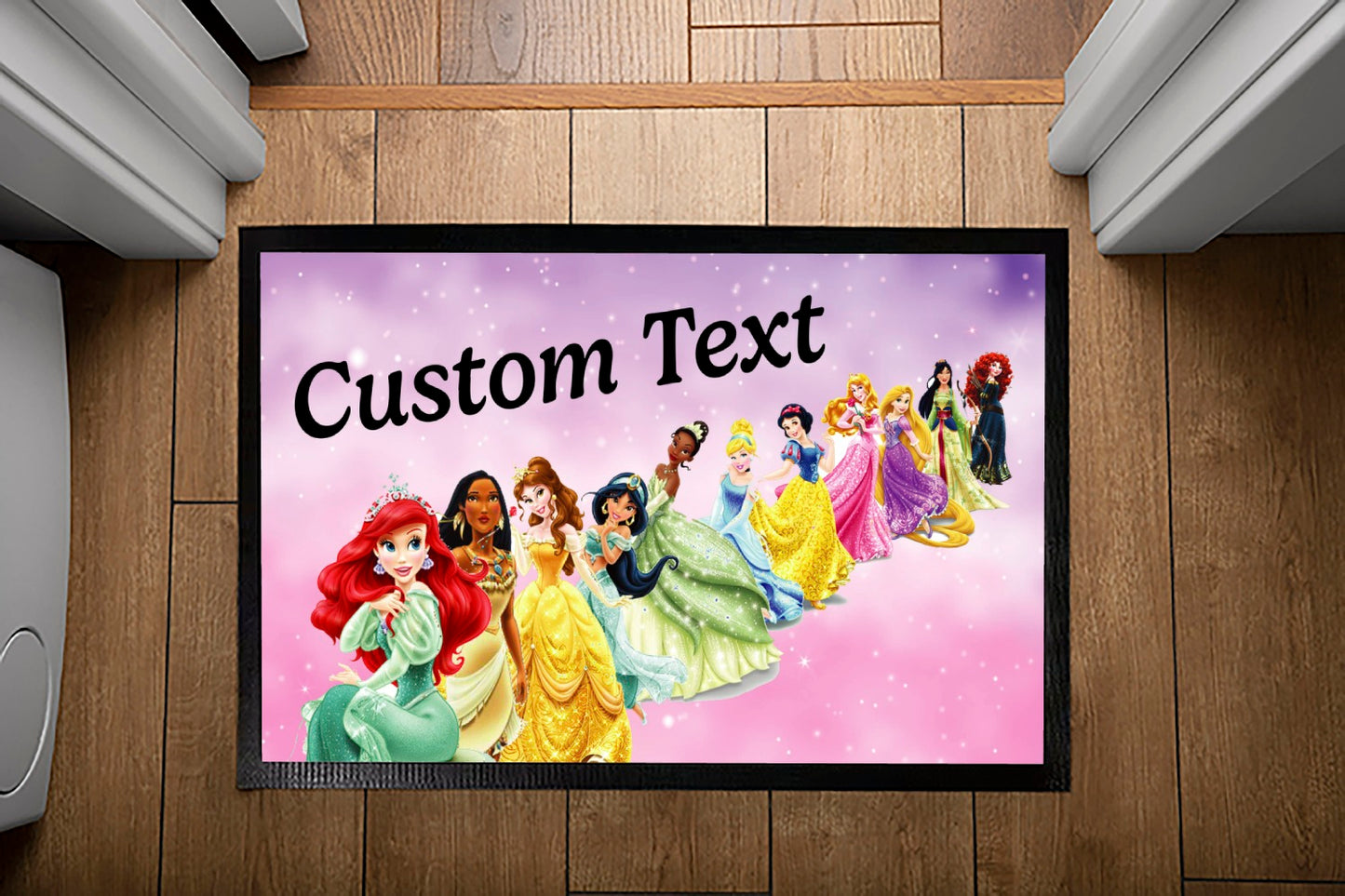 Enchant Your Entryway with Personalized Princess Themed Doormat