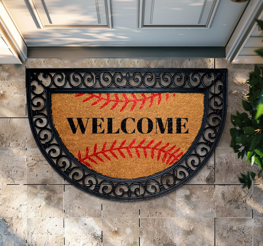 Baseball Welcome Mat: Sports Fan's Perfect Housewarming Gift Solution
