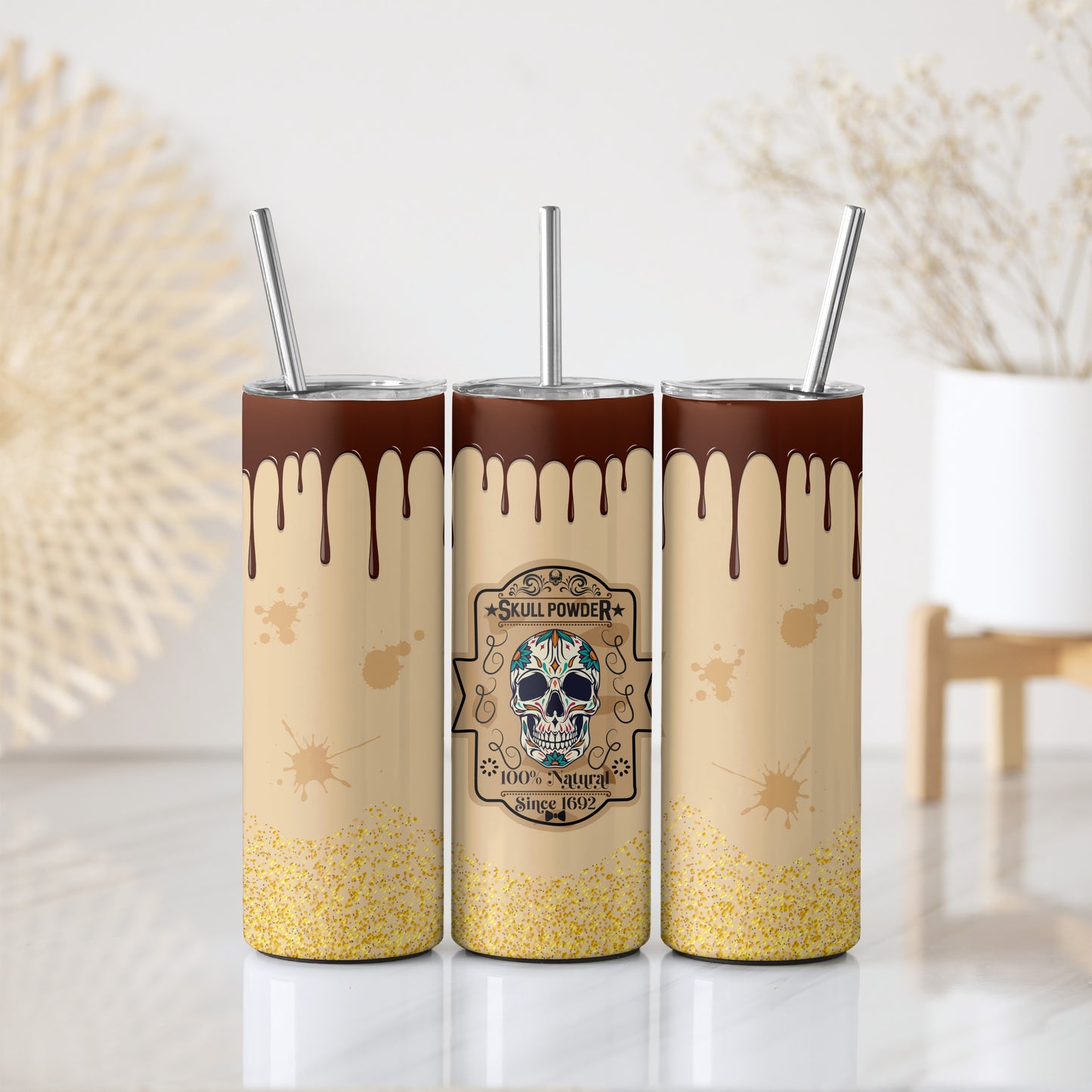 Cute Halloween Drinkware Set: Custom Design Insulated Tumbler & Kids Straw