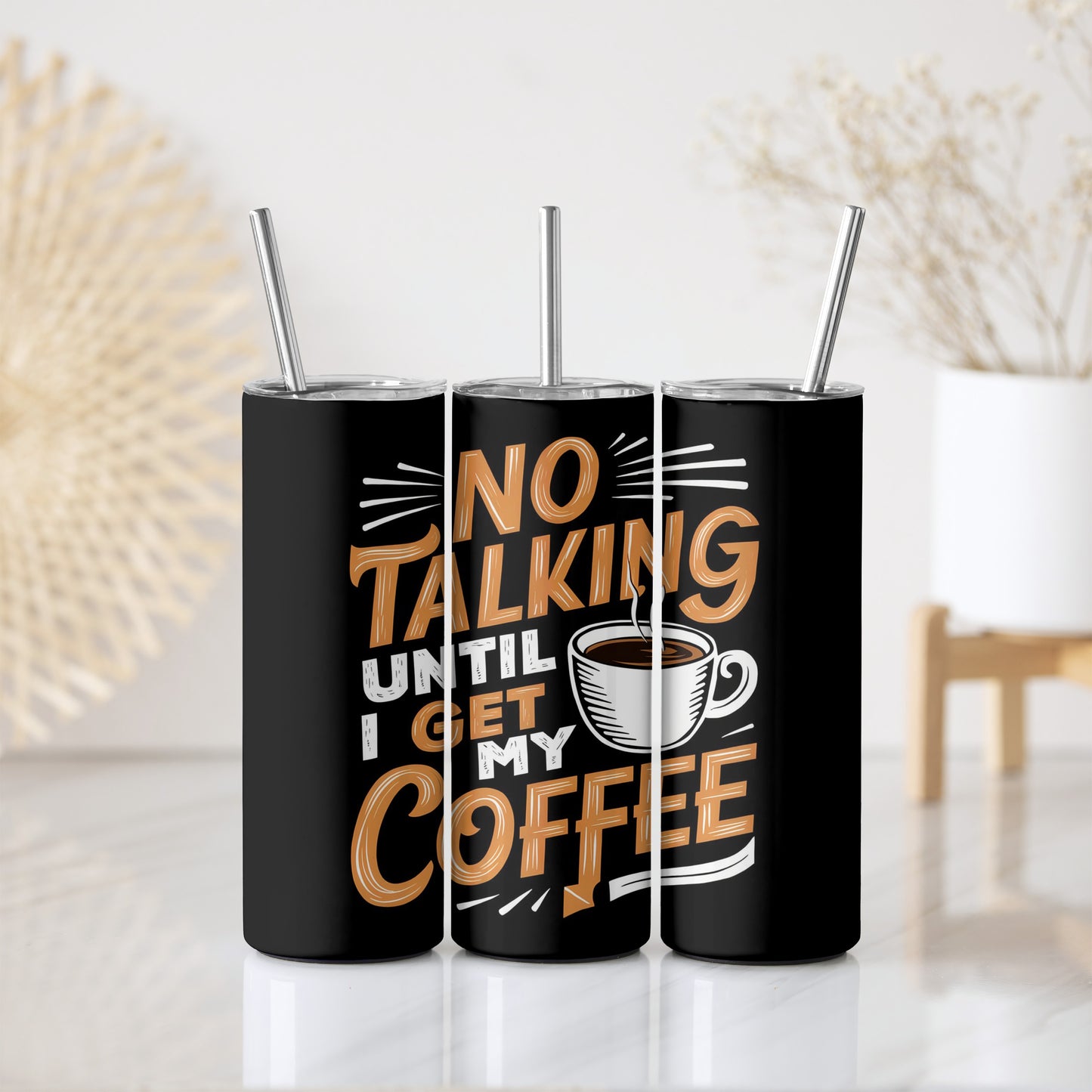 Humorous Stainless Steel Tumbler, Funny Coffee Lovers Insulated Cup