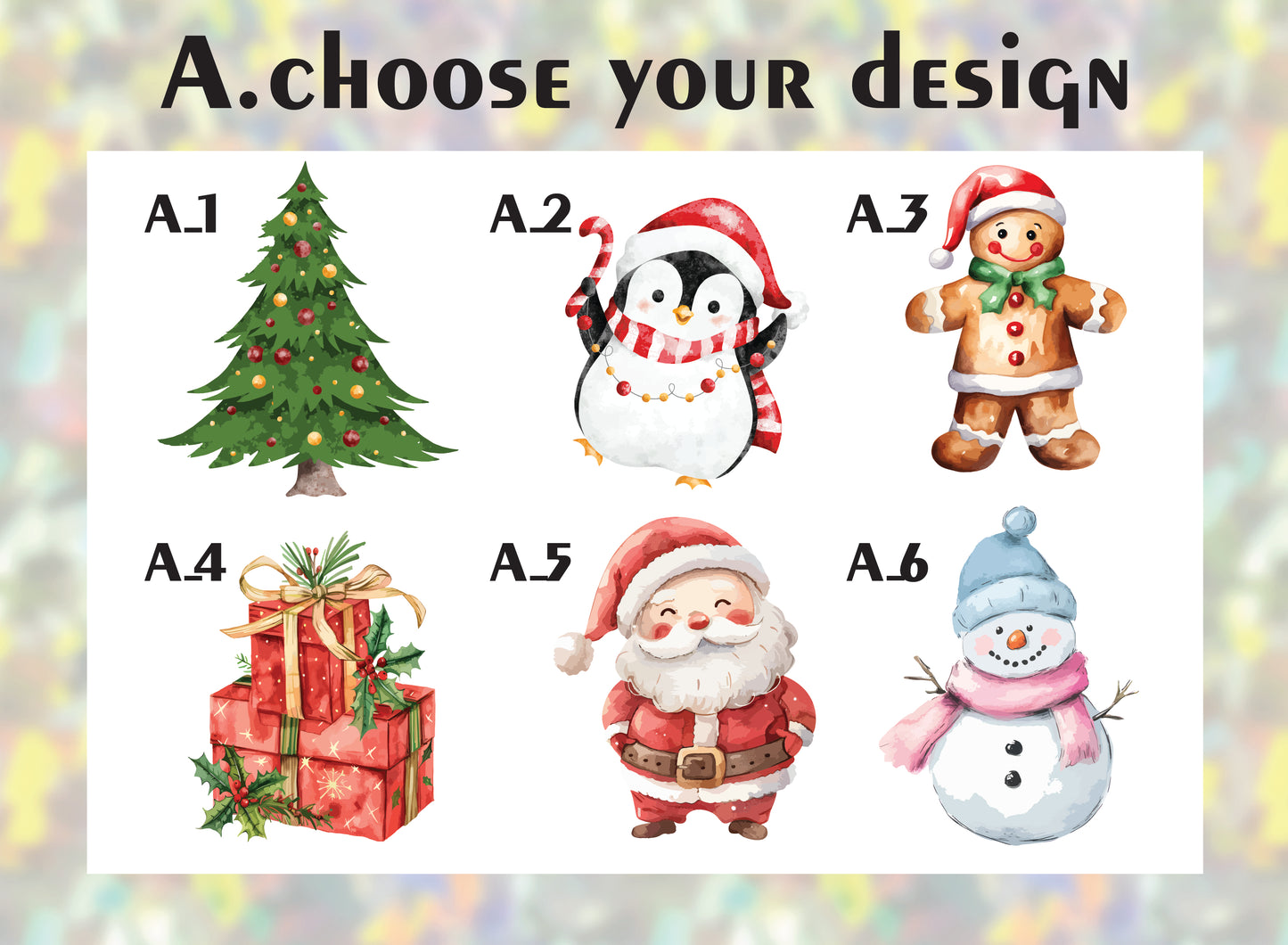 Personalize your Holiday Cheer with Festive Family Tumblers & More!