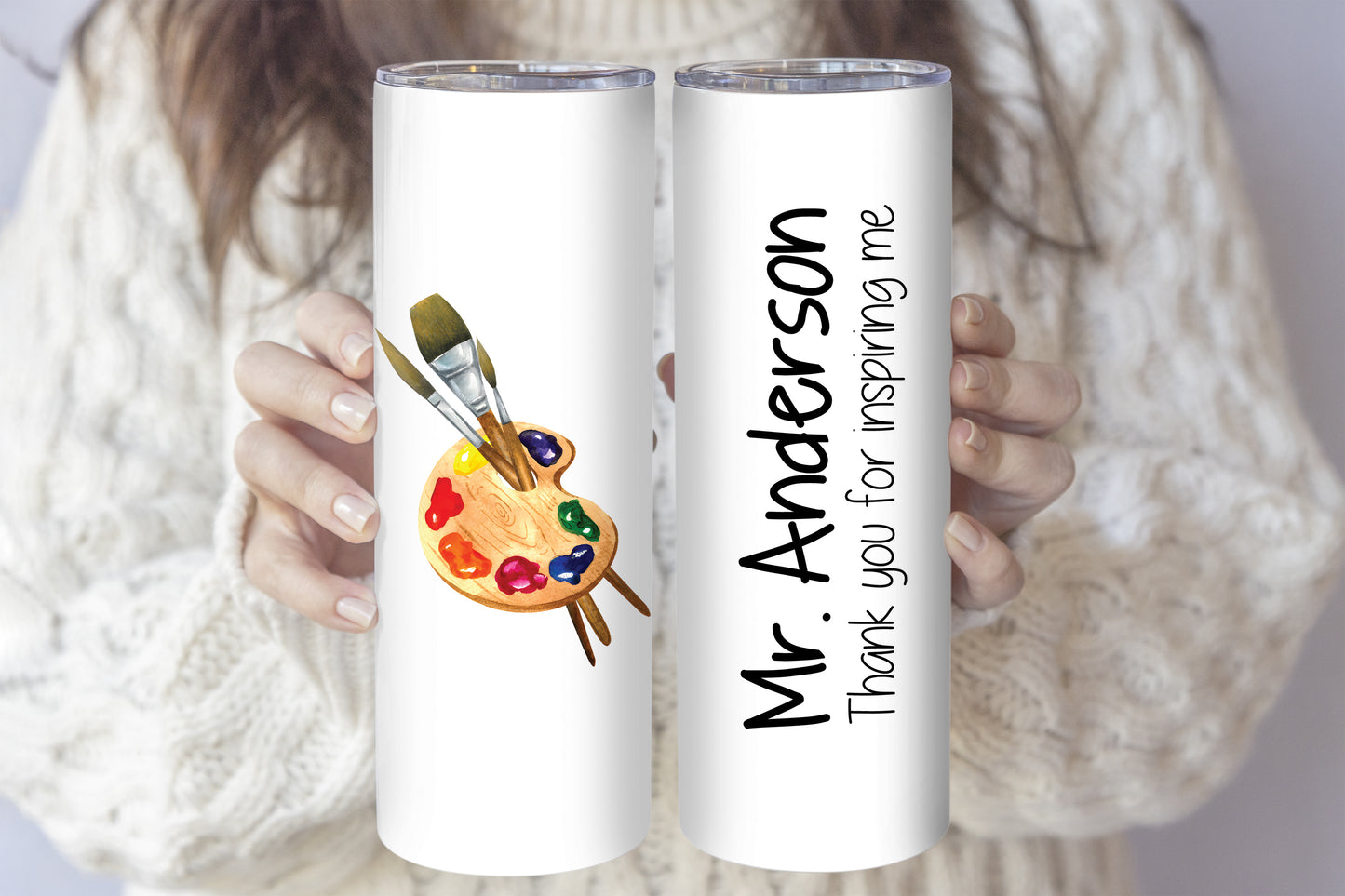 Personalize Your Teacher Tumbler: Custom Insulated Stainless Steel Cup