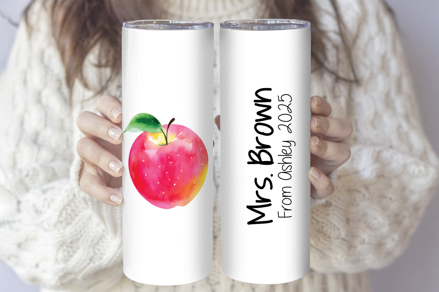 Personalize Your Teacher Tumbler: Custom Insulated Stainless Steel Cup