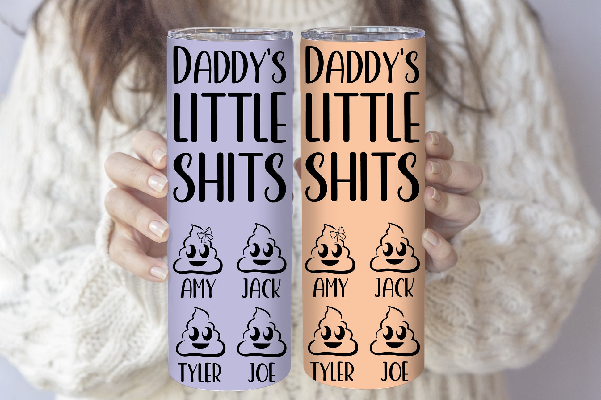 Personalized Father's Day Tumbler, Custom Stainless Steel Office Gift