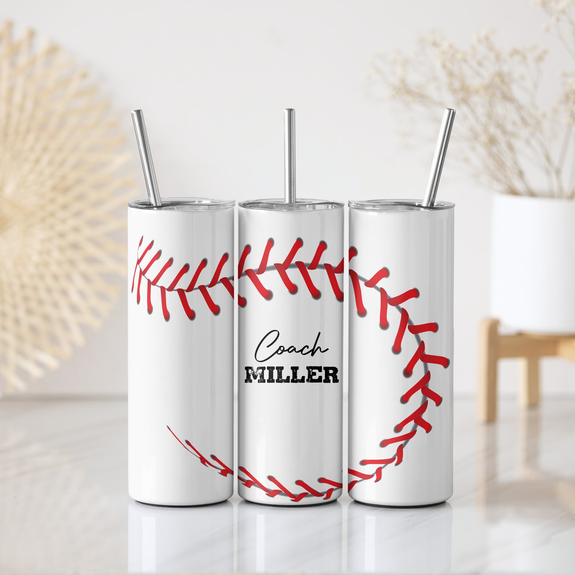 Personalized Baseball Coach Tumbler, End Of Season Thank You Gift