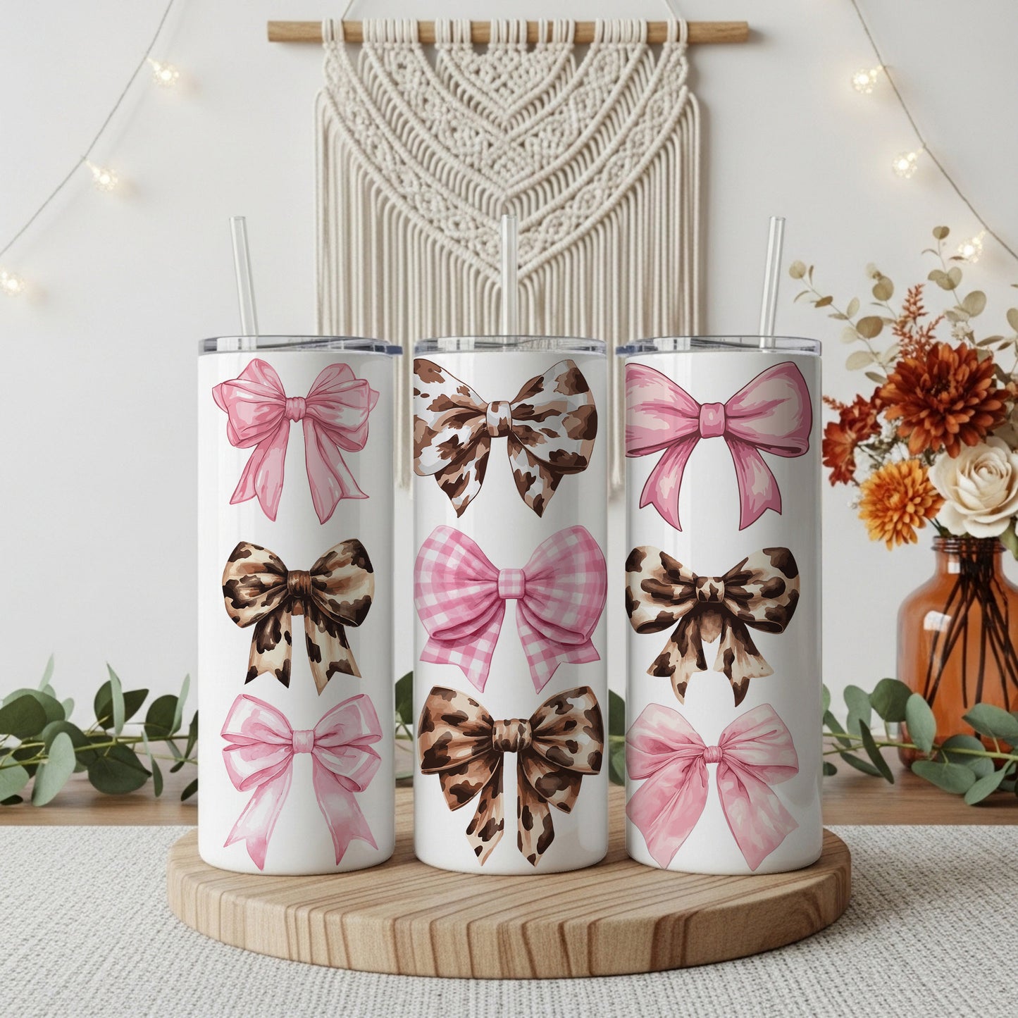 Stylish Leopard Print Stainless Steel Tumbler, Perfect for On-the-Go!