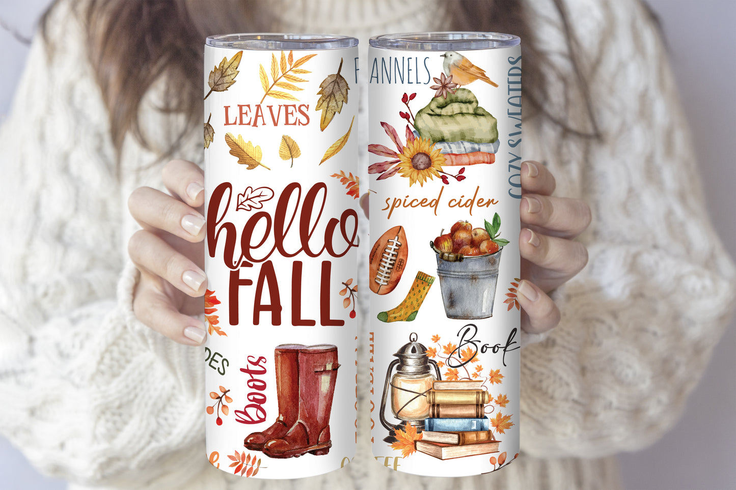 Autumn Love Tumbler: Cozy, Chic, Perfect Gift for Fall Vibes