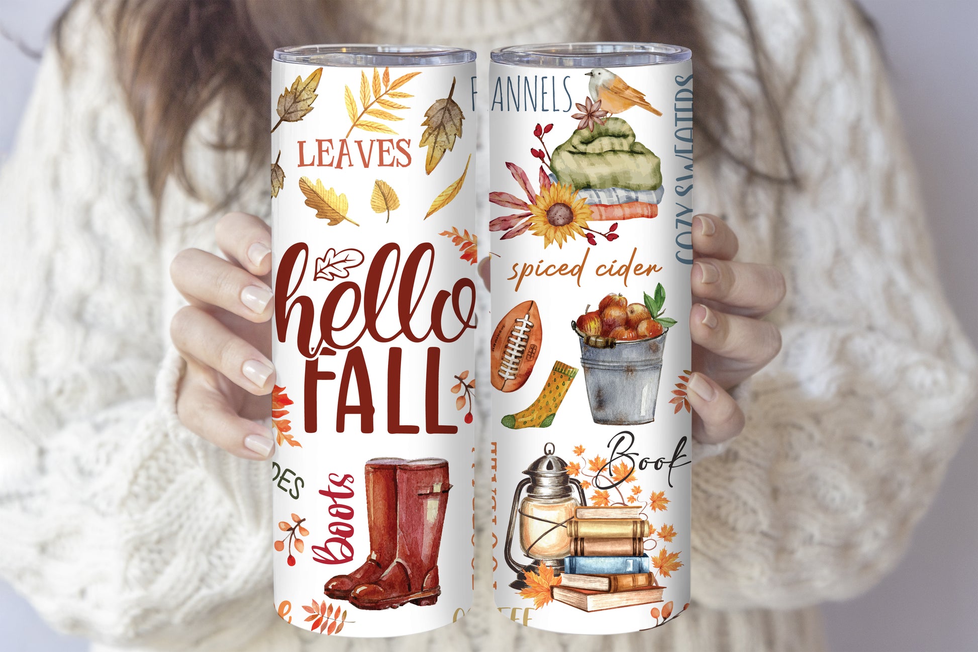 Autumn Love Tumbler: Cozy, Chic, Perfect Gift for Fall Vibes