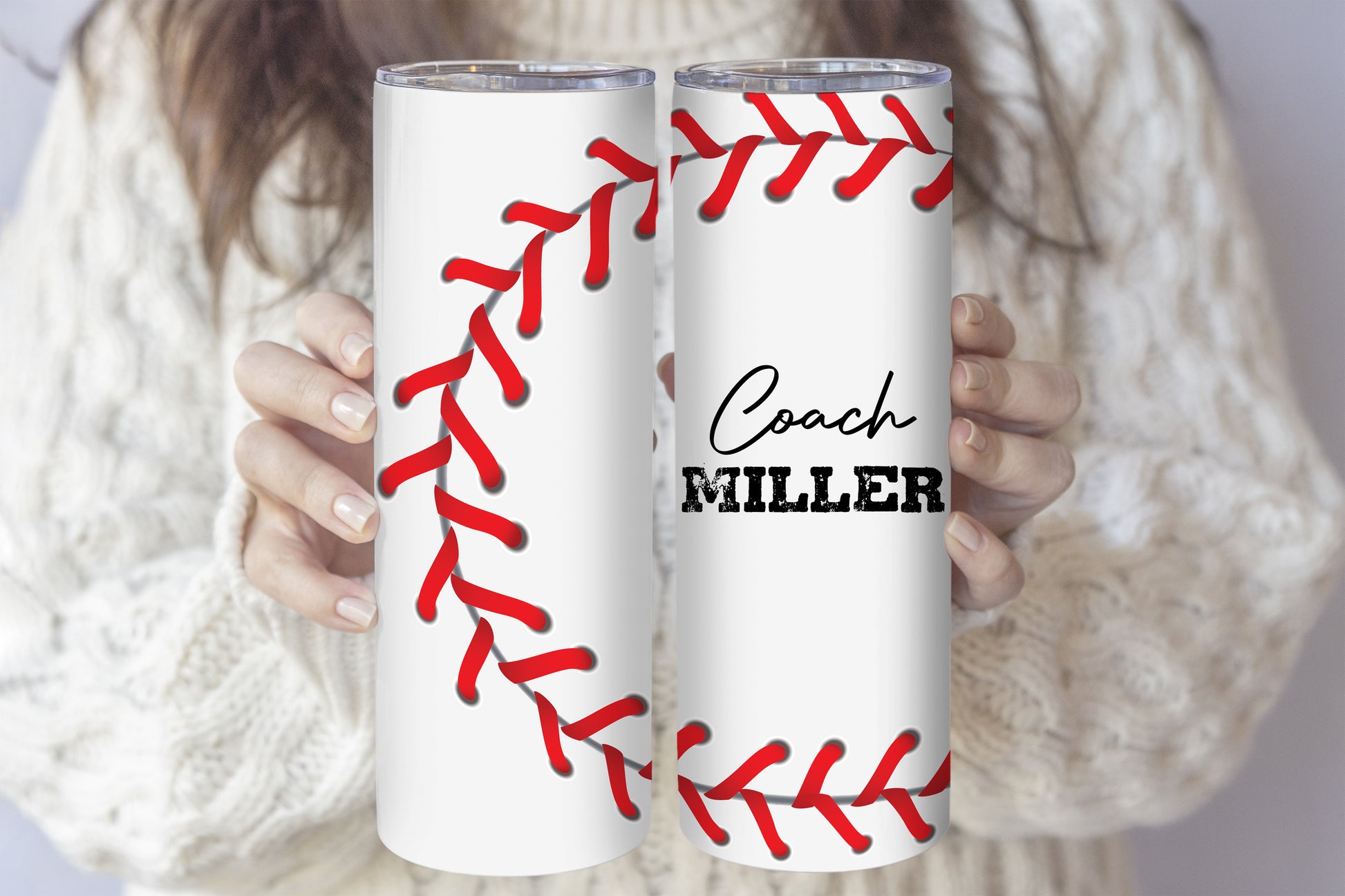 Personalized Baseball Coach Tumbler, End Of Season Thank You Gift