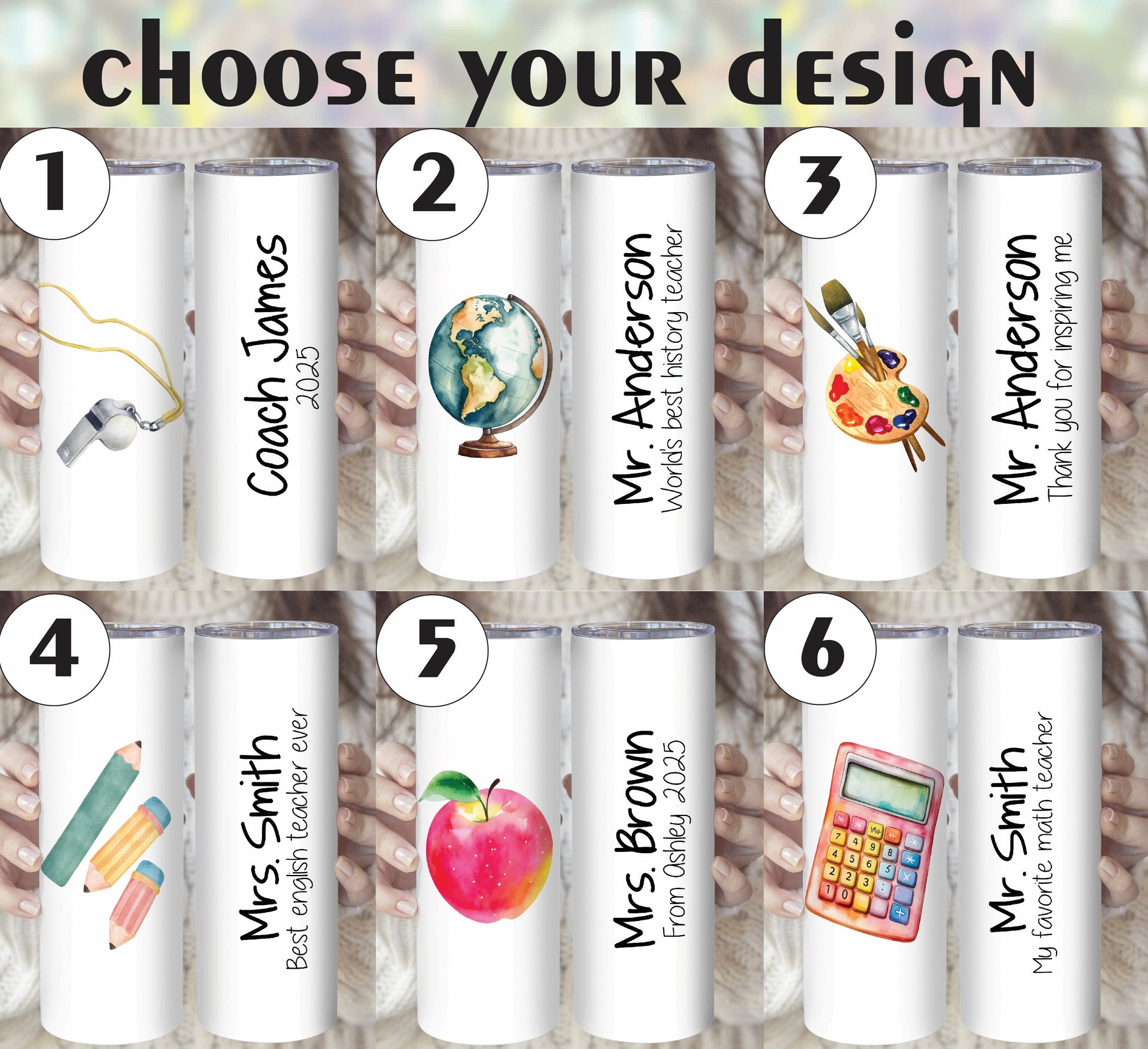 Personalize Your Teacher Tumbler: Custom Insulated Stainless Steel Cup