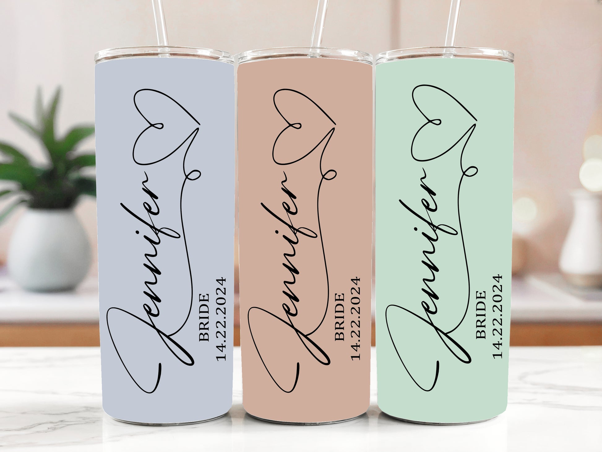 Bride Tumbler: Personalize Your Wedding Party With Stainless Steel Elegance