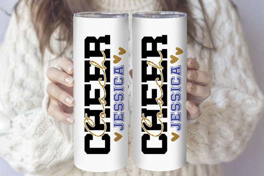 Stylish Stainless Steel Tumbler for Cheer Coach, Cheerleader's Perfect Gift