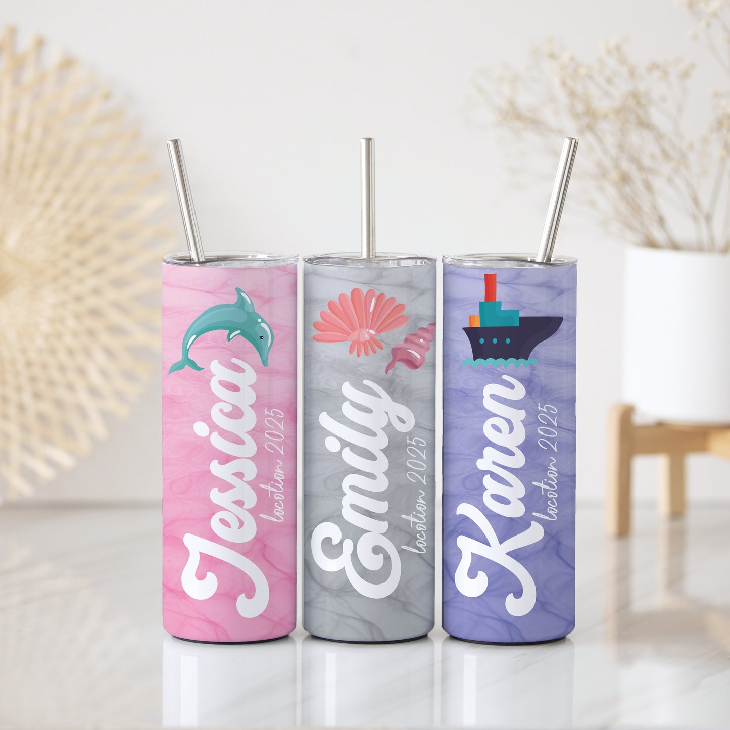 Personalize Your Coastal Adventure with Nautical Tumblers, Summer Ready!