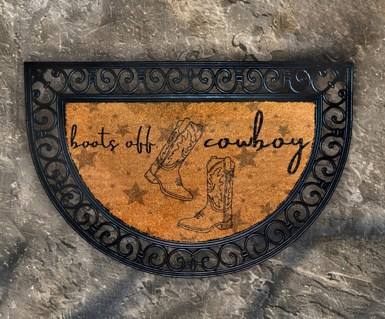 Rustic Ranch Floormat: Welcoming Texas Charm for Your Home