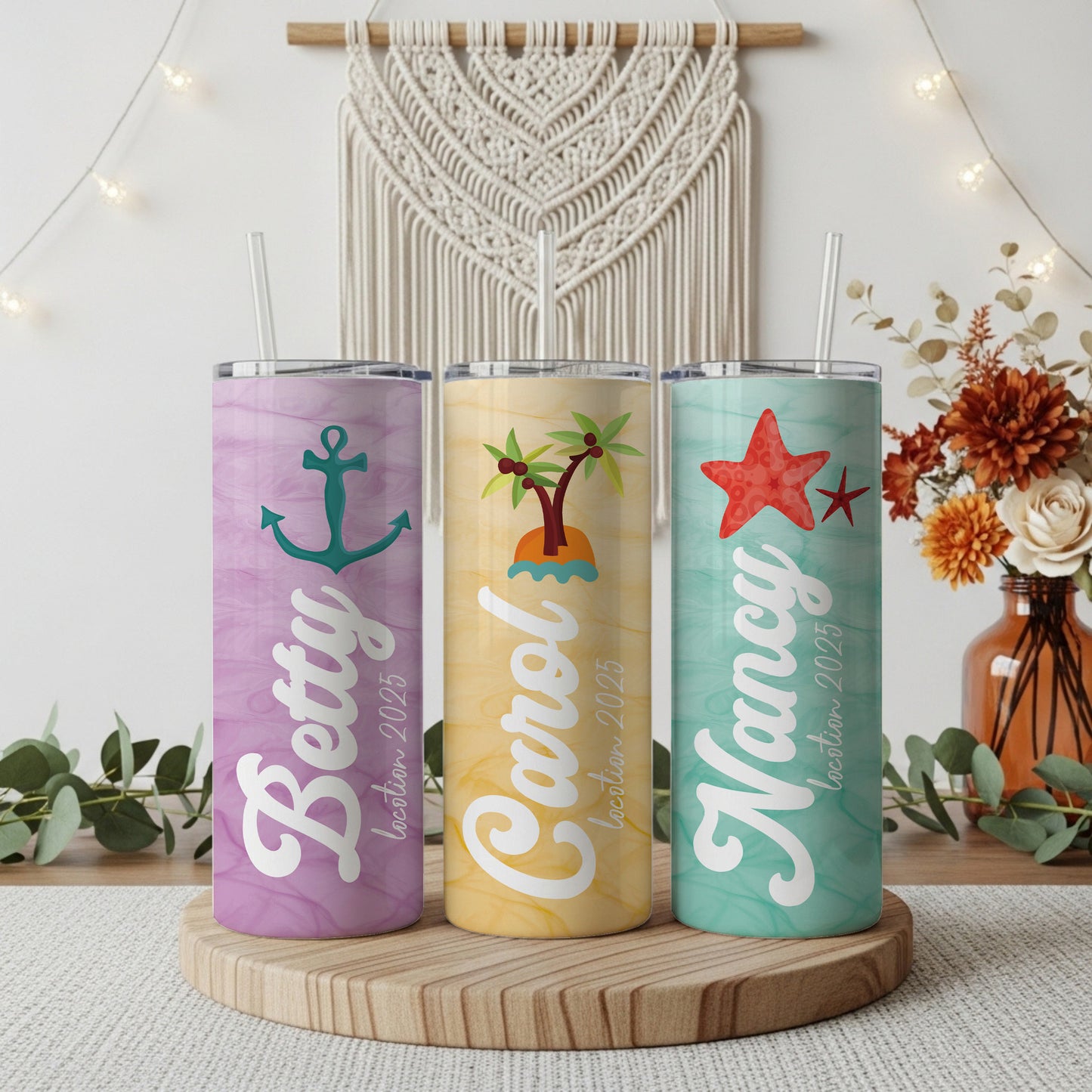 Personalize Your Coastal Adventure with Nautical Tumblers, Summer Ready!