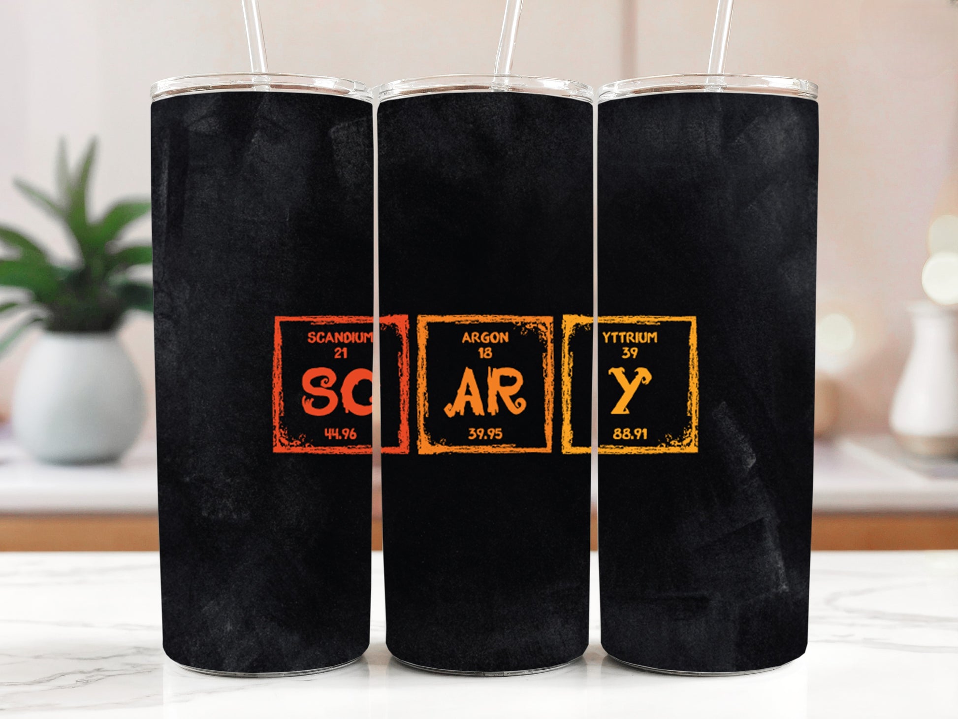 Spooky Season Insulated Tumbler, Halloween Chemistry Student Drinkware, Science Teacher Gift