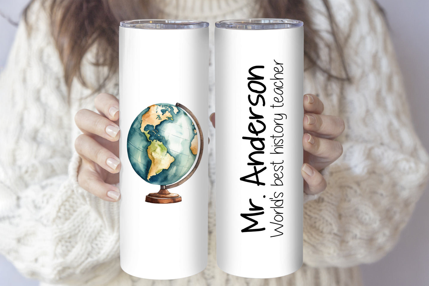 Personalize Your Teacher Tumbler: Custom Insulated Stainless Steel Cup