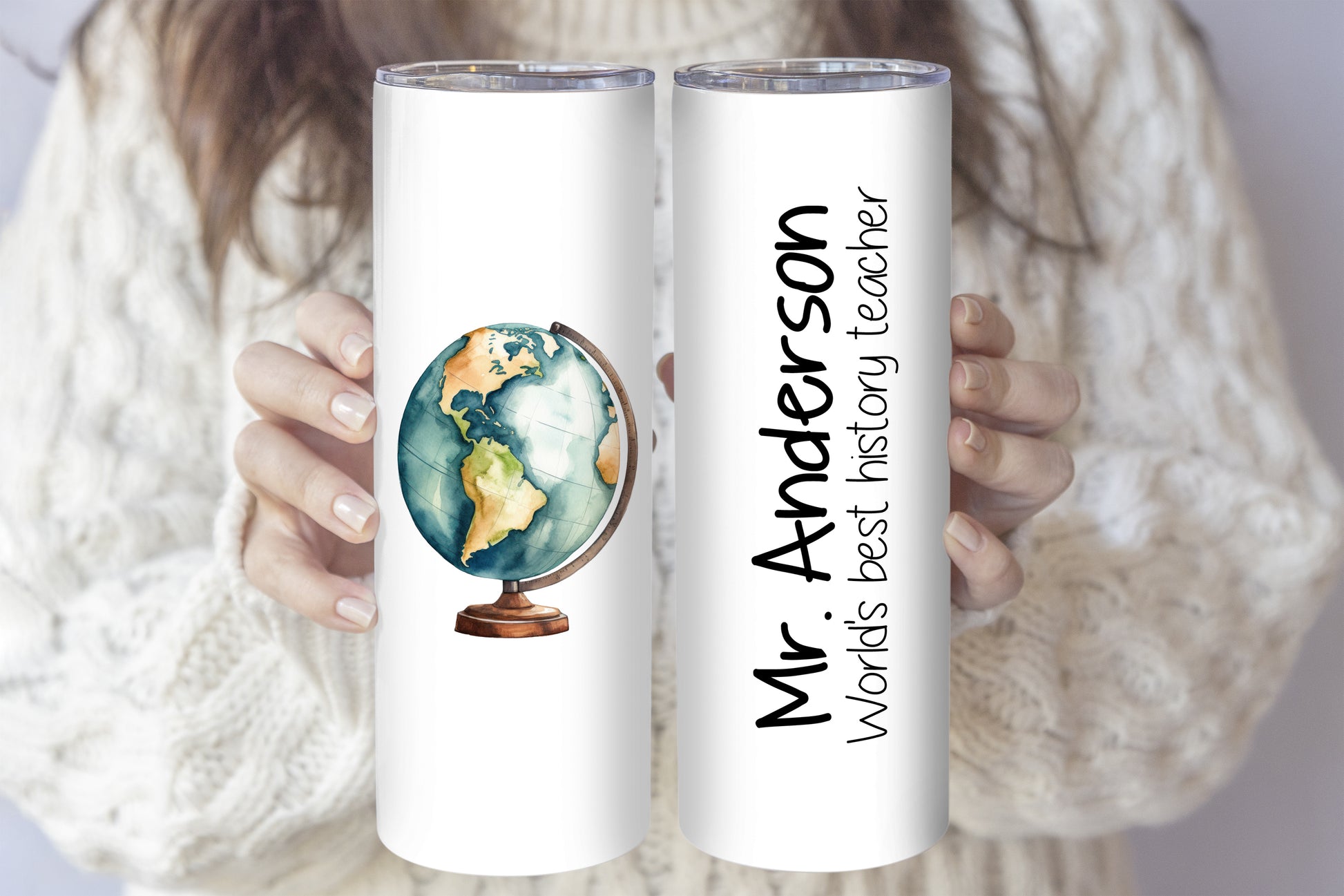 Personalize Your Teacher Tumbler: Custom Insulated Stainless Steel Cup