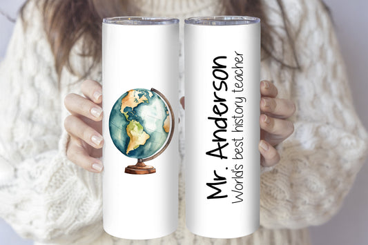 Personalize Your Teacher Tumbler: Custom Insulated Stainless Steel Cup