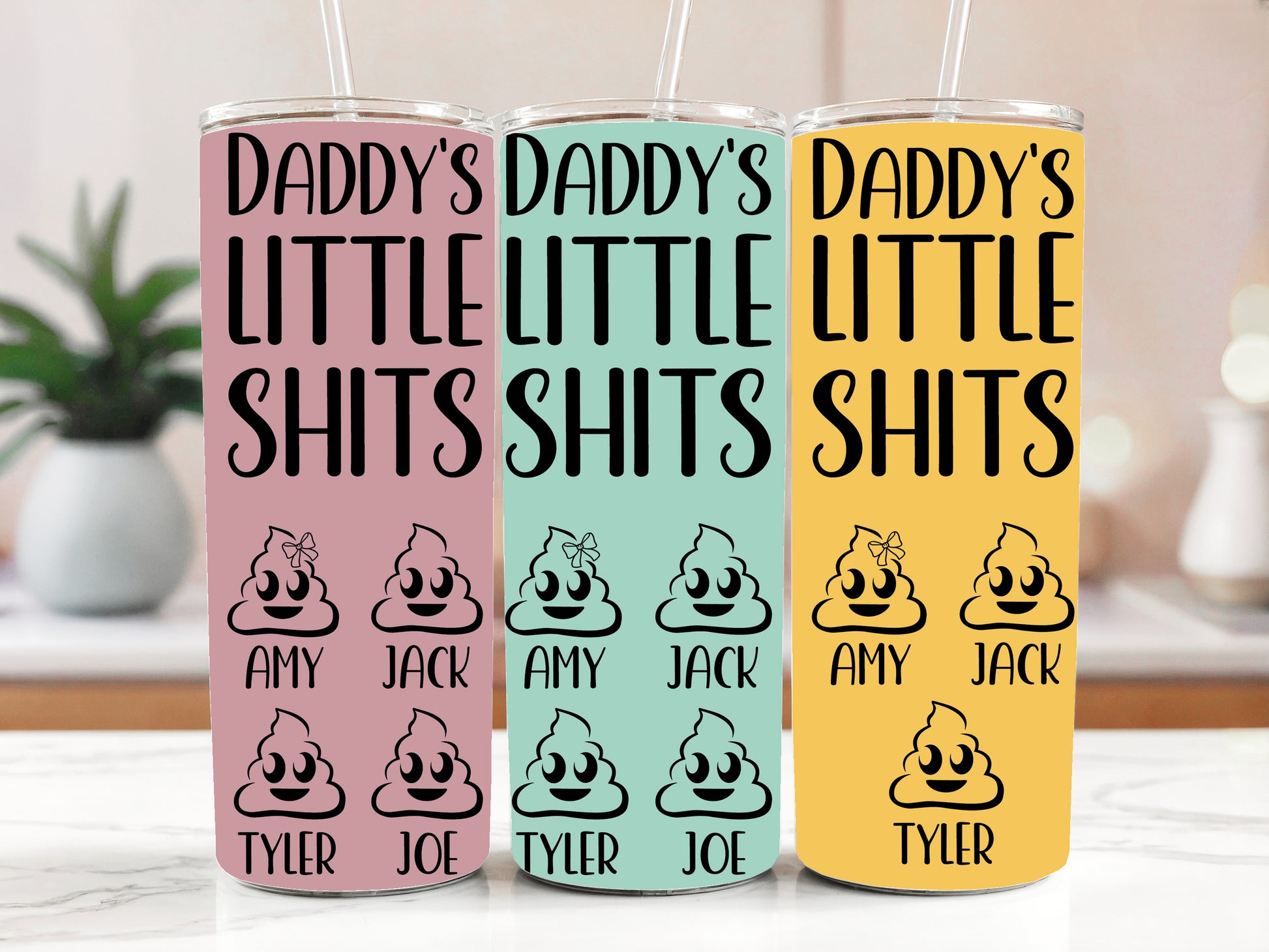 Personalized Father's Day Tumbler, Custom Stainless Steel Office Gift