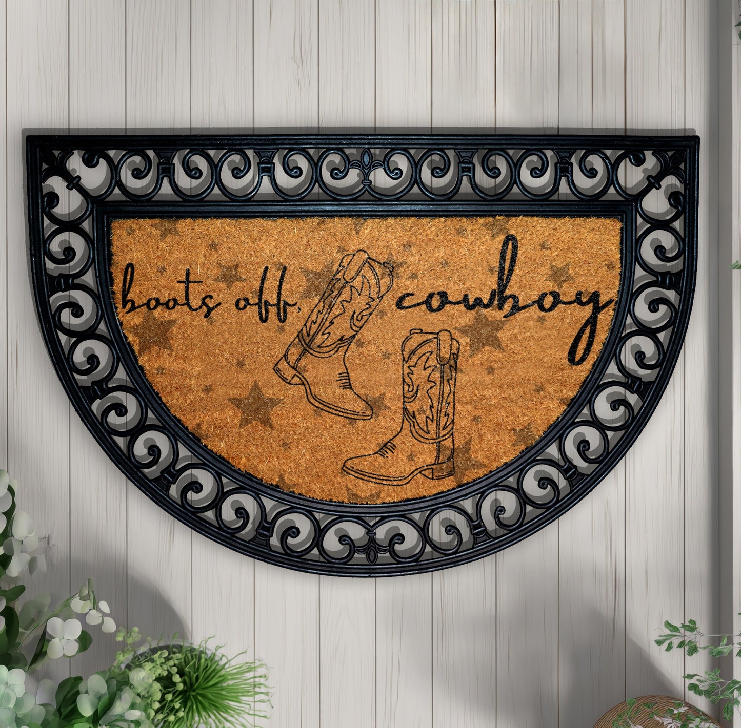Rustic Ranch Floormat: Welcoming Texas Charm for Your Home