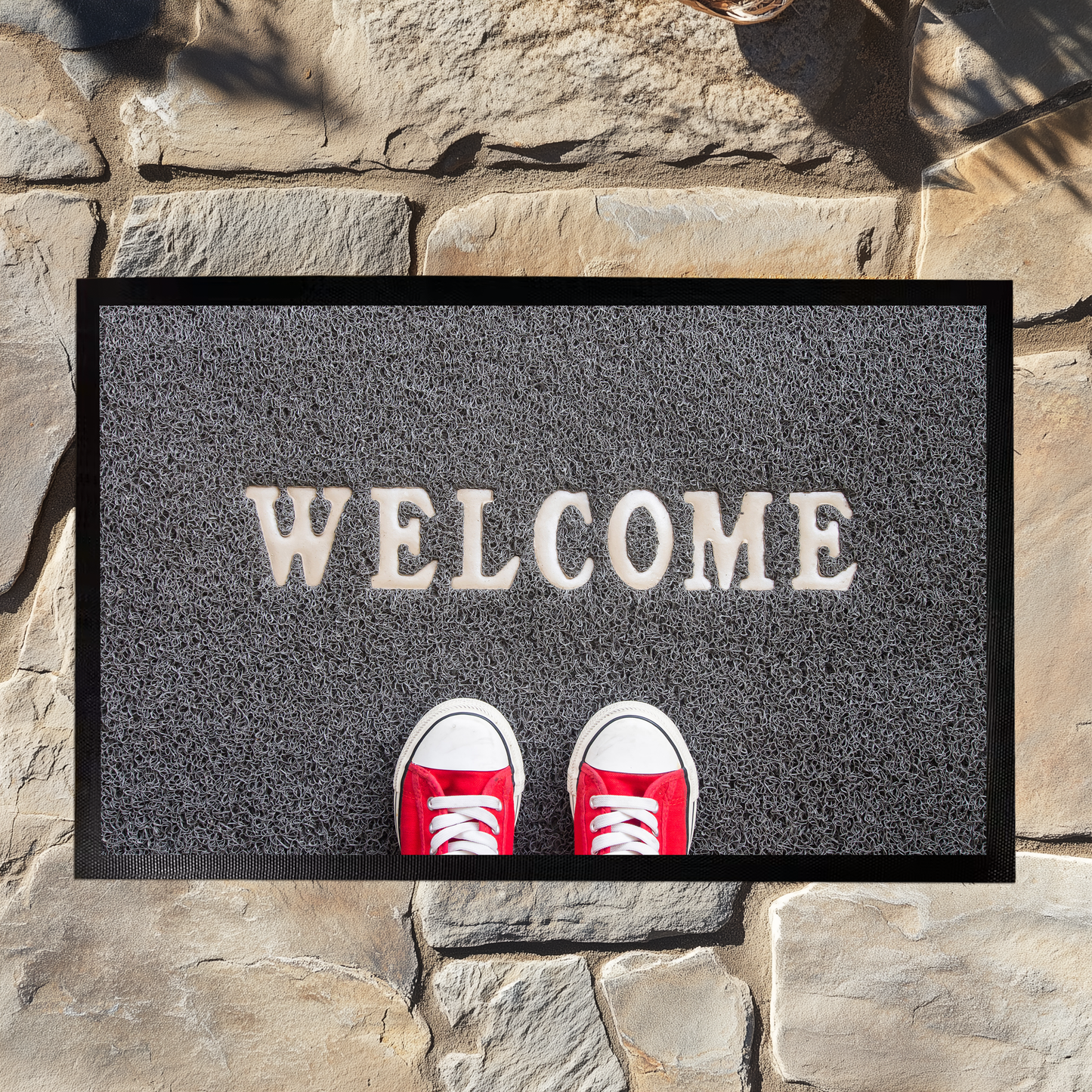 Stylish Sublimation Welcome Mat, Modern Minimalist Housewarming Gift.