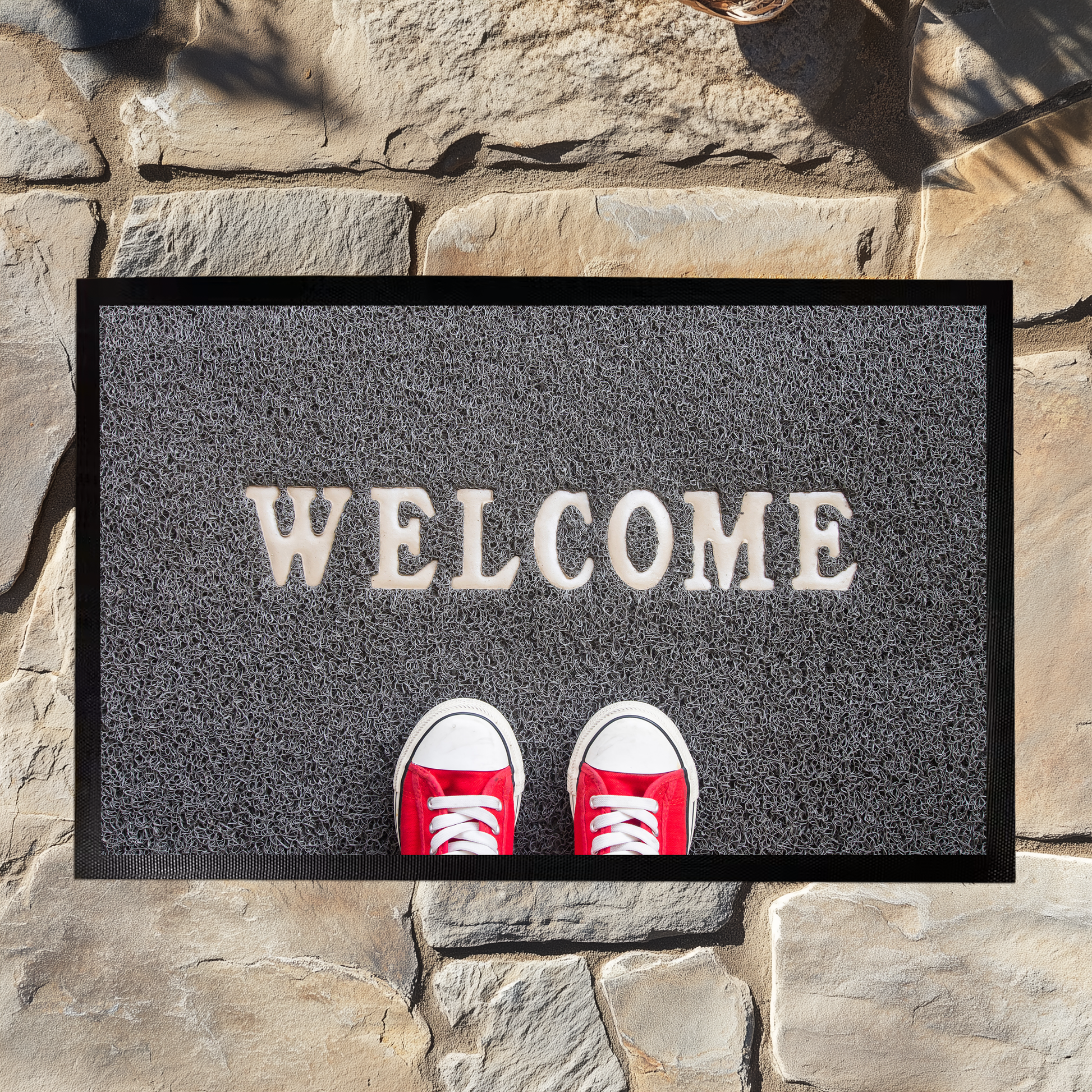 Stylish Sublimation Welcome Mat, Modern Minimalist Housewarming Gift.