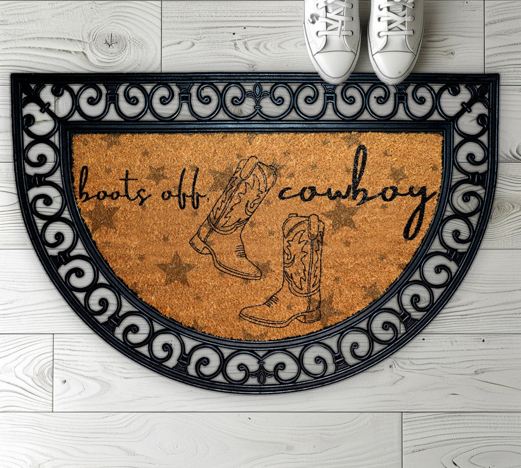 Rustic Ranch Floormat: Welcoming Texas Charm for Your Home