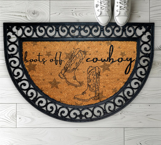 Rustic Ranch Floormat: Welcoming Texas Charm for Your Home