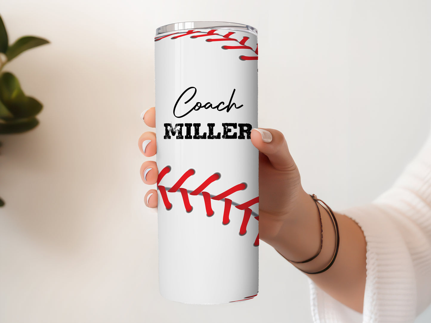 Personalized Baseball Coach Tumbler, End Of Season Thank You Gift