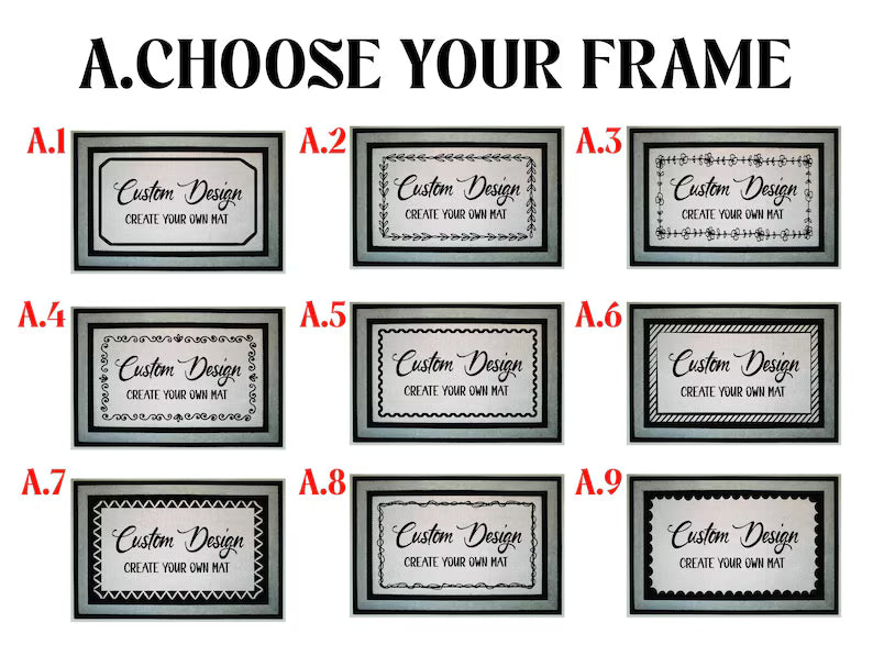 Custom Entry Doormat | Personalized Welcome Mat