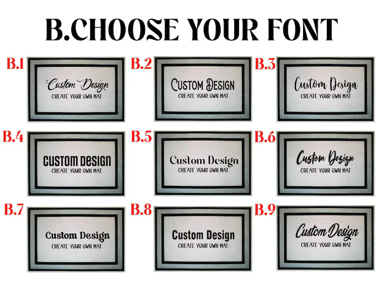 Custom Entry Doormat | Personalized Welcome Mat
