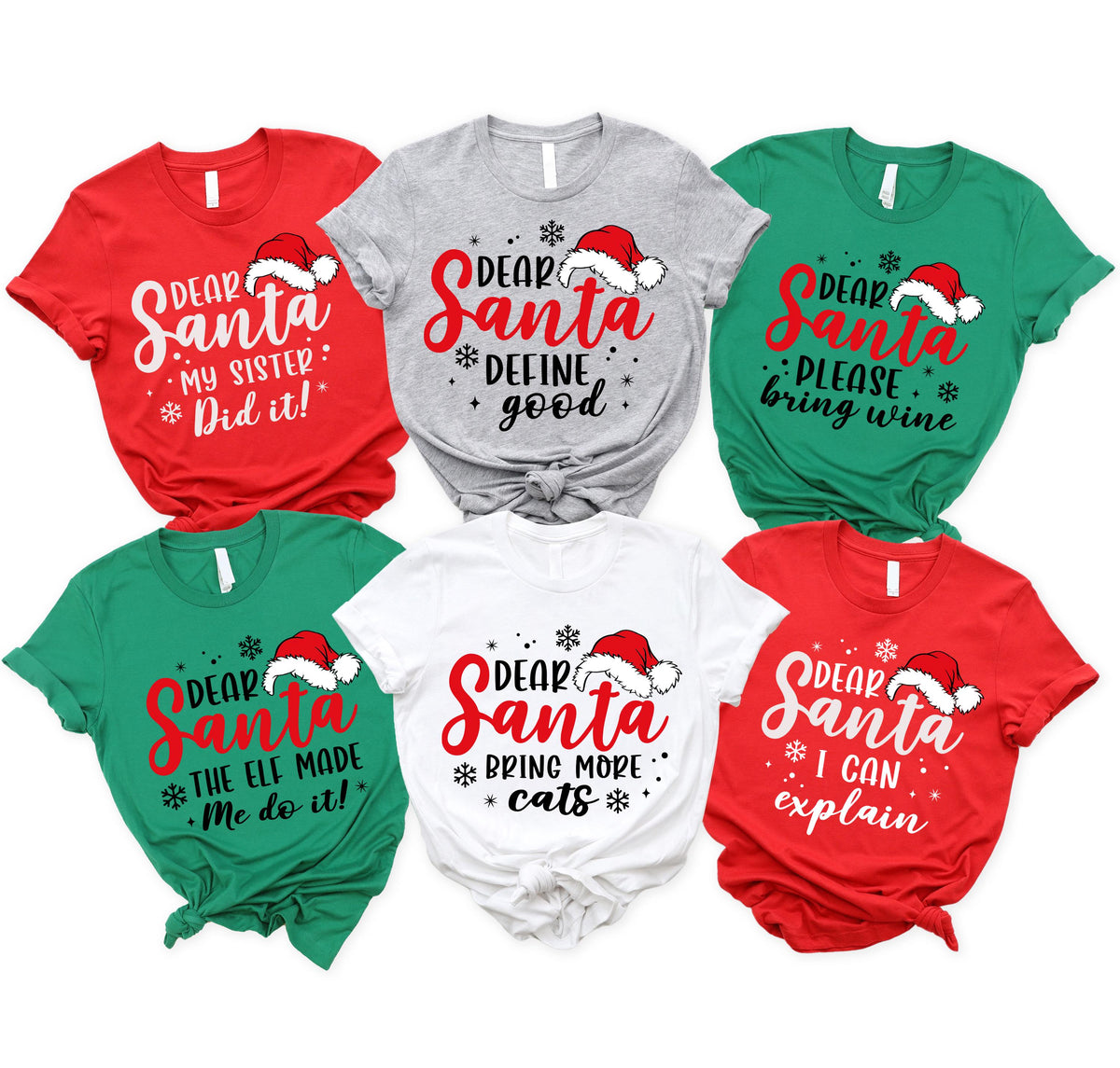 Dear Santa Shirts, Xmas Quotes Family Sweatshirt, Christmas Group Matching Tee
