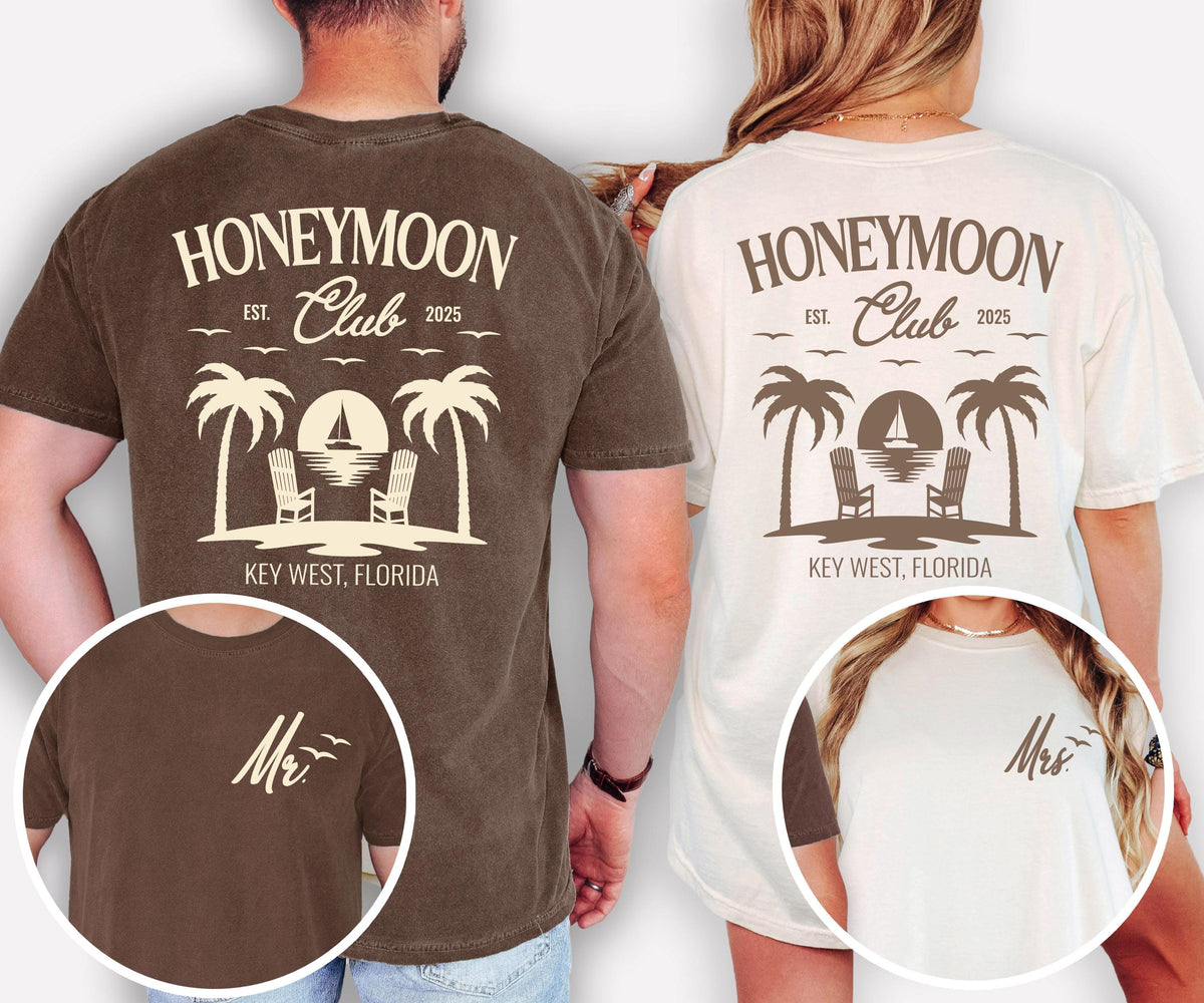 Honeymoon Comfort Colors® Shirt, Mrs. Honeymoon Trip Tee, Honeymoon Weekend Shirt, Custom Honeymoon Trip Tee, Newlywed Trip T-Shirt