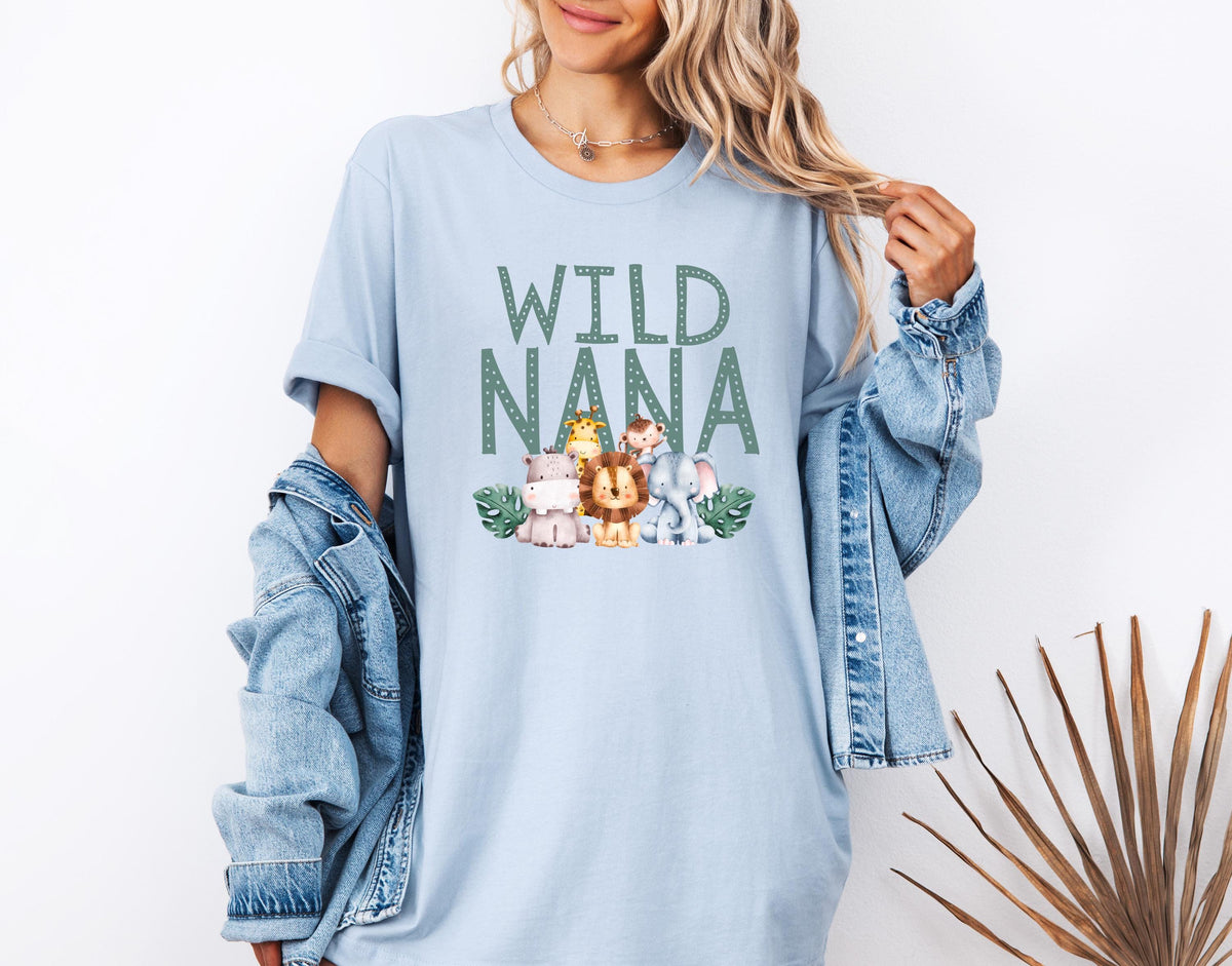 Wild One Family Shirt, 1st Birthday T-shirt, Custom Kids Animal Birthday Tee, Wild One Baby Birthday Of Mama And Dada Sweatshirt