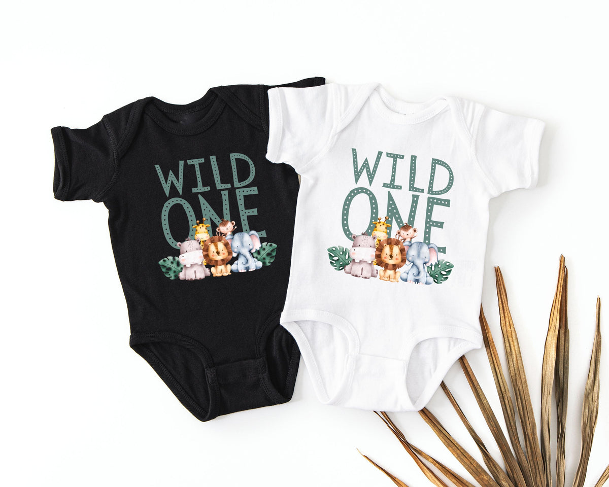Wild One Family Shirt, 1st Birthday T-shirt, Custom Kids Animal Birthday Tee, Wild One Baby Birthday Of Mama And Dada Sweatshirt