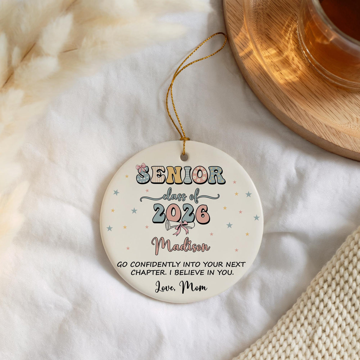 Personalized Christmas Graduation Ornament 2026, Senior Class of 2026 Gift