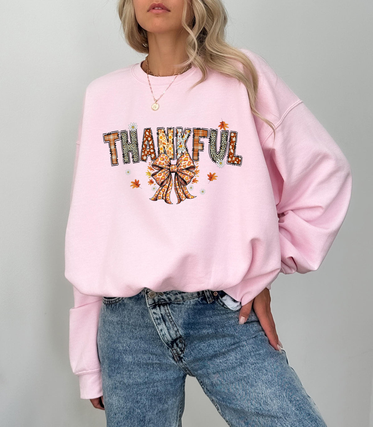 Thankful T-Shirt, Thanksgiving Vibes Shirt, Coquette Fall Sweatshirt, Fall Autumn Gift, Pumpkin Season Hoodie