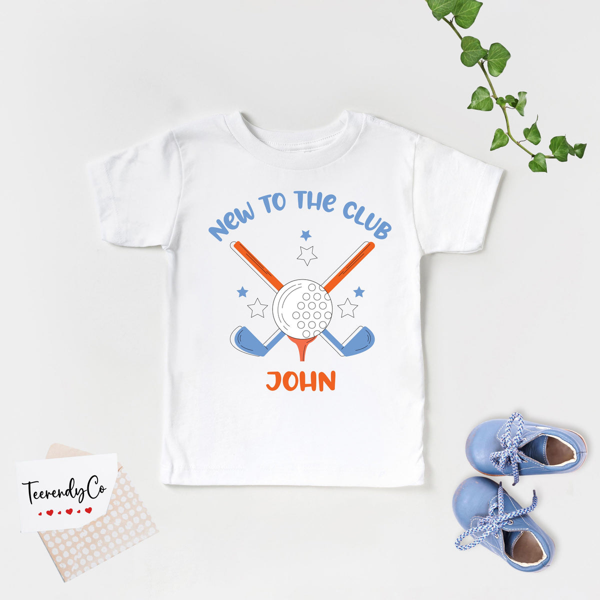 Golf Baby Bodysuit, Custom Baby Gift for Dad, New to the Club Bodysuit, Cute Baby Outfit, Golf Themed Baby ShowerBodysuit