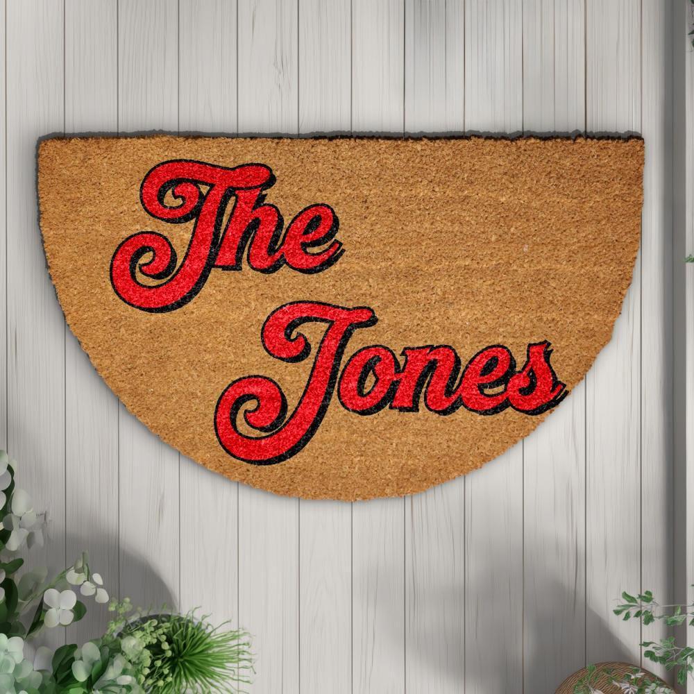 Custom Family Name DoorMat, Personalized Housewarming Gift, Funny New Home Decor